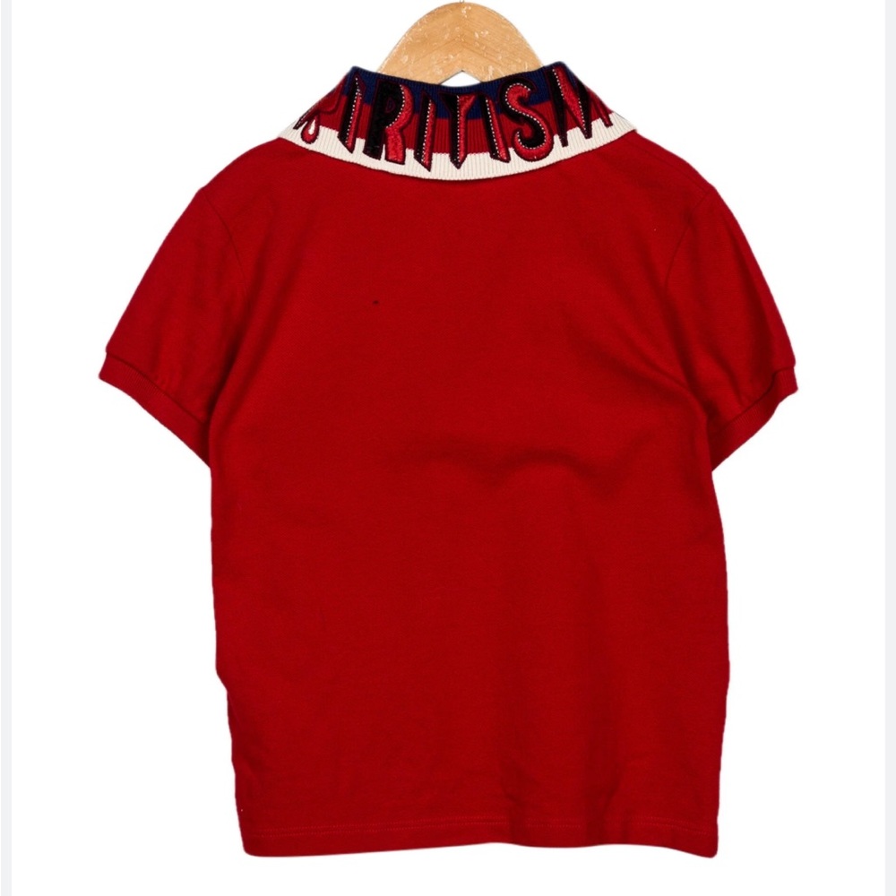 Gucci "Spiritismo" Embroidered Collar Polo 6